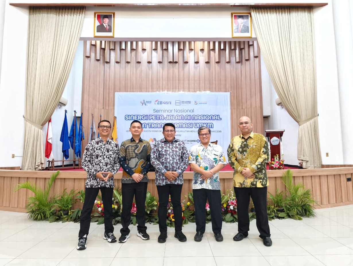 Acara Seminar Nasional DPK APINDO Kabupaten Bogor Kolaborasi dengan Universitas Satya Negara Indonesia (USNI) Kampus A, USNI Pondok Indah Jakarta Selatan